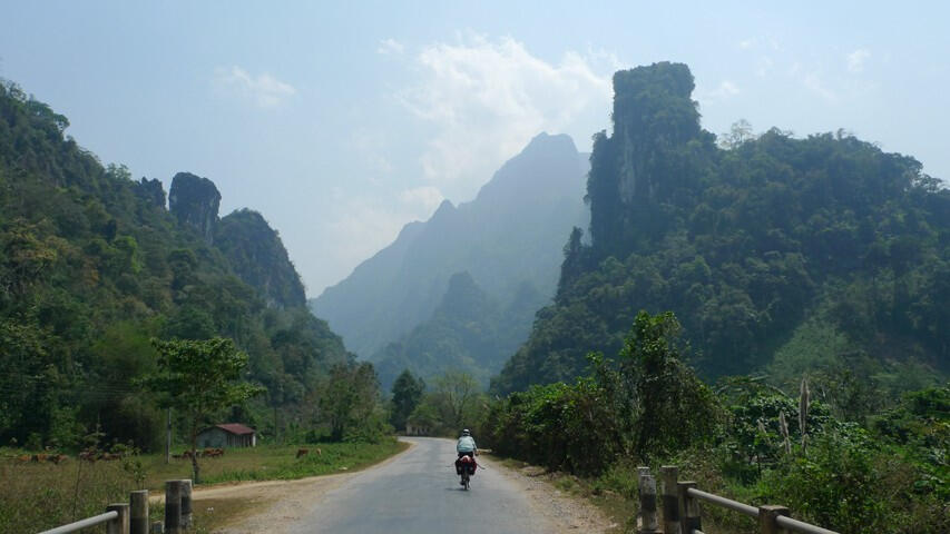 near Vang Vieng, Laos